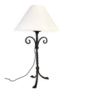Lampe fer forgé années - neuf