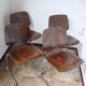Ensemble de 4 chaises Kusch+Co Flötotto, années 1960.