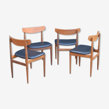 Set of four chairs by Kofod-Larsen