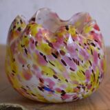 Vase jaune et rose