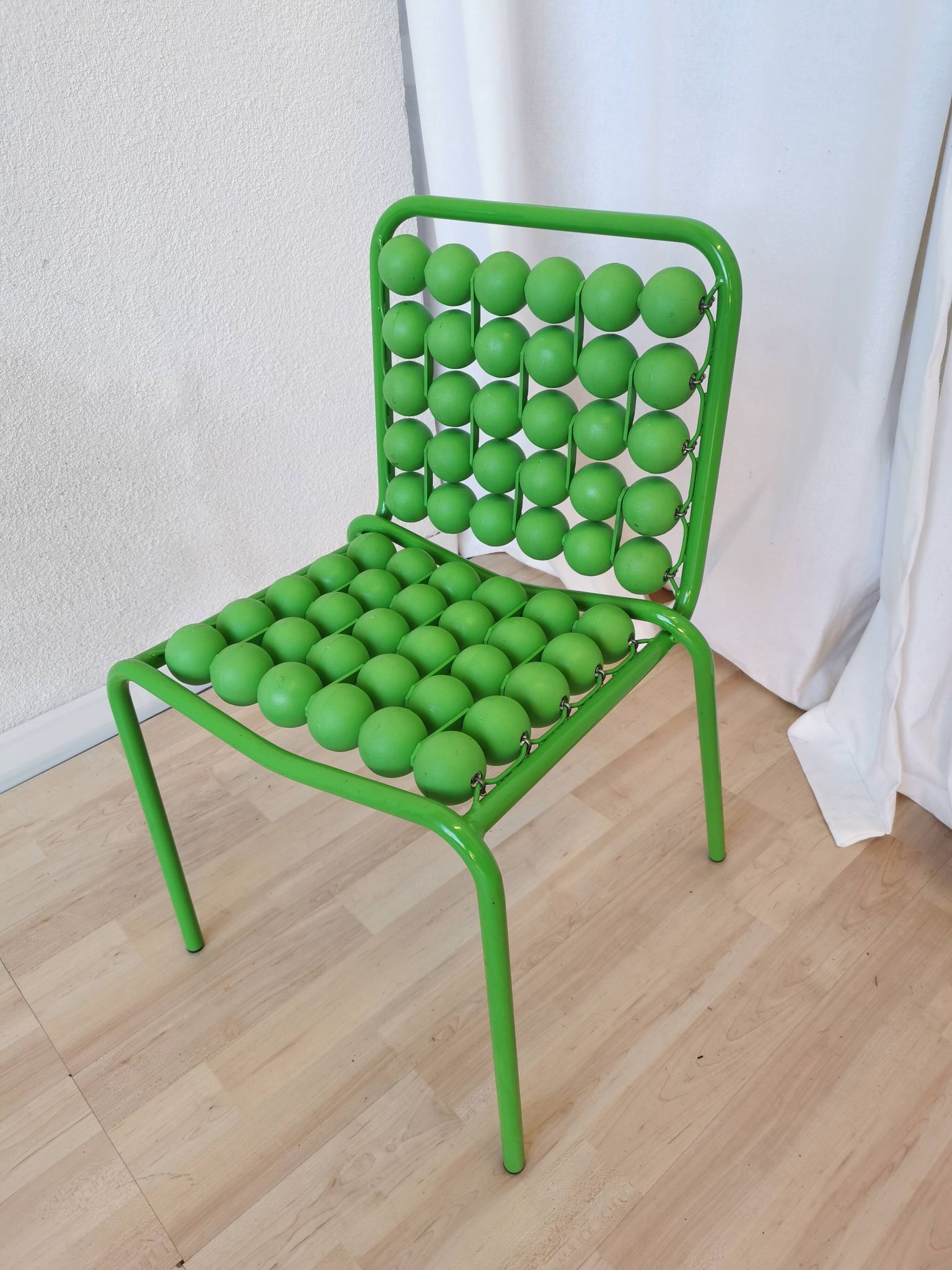 Set of 5 Vintage Pop Art Kids Chairs: SLOG Croatia 1980s