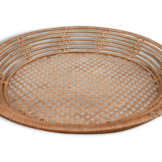 Old basket of haberdashery