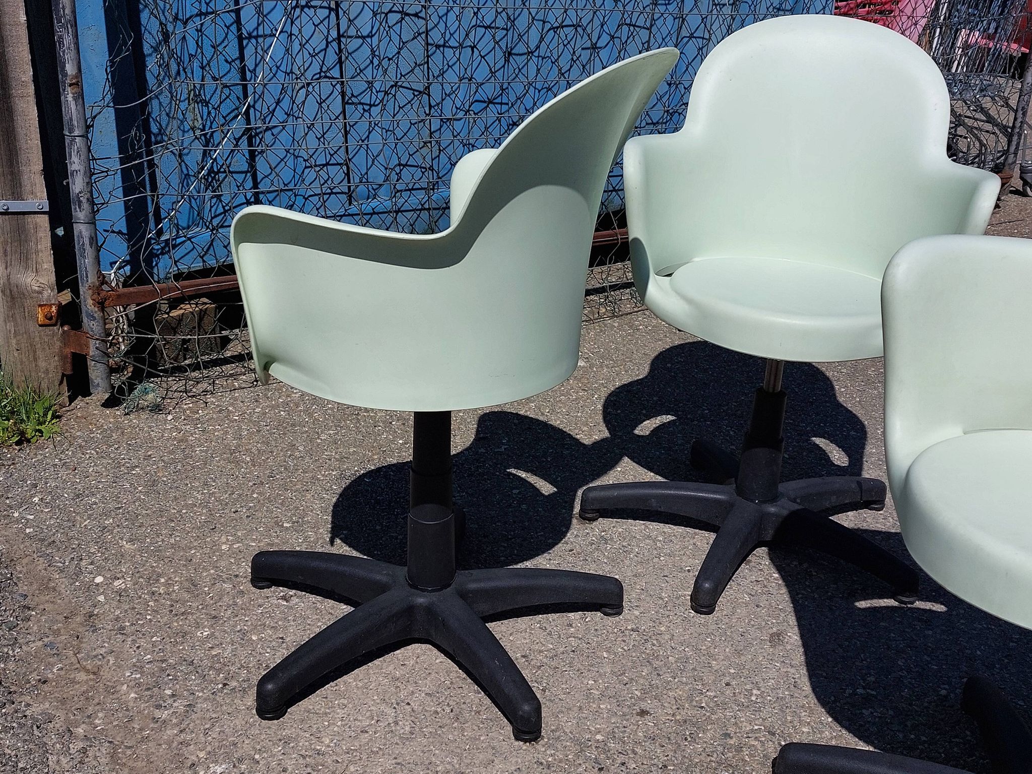3 Gogo office chairs – Marcello Ziliani for Sintesi – Italy 1980s