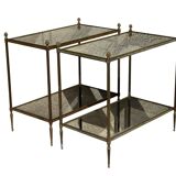 Maison BAGUÈS style - Pair of Side Tables