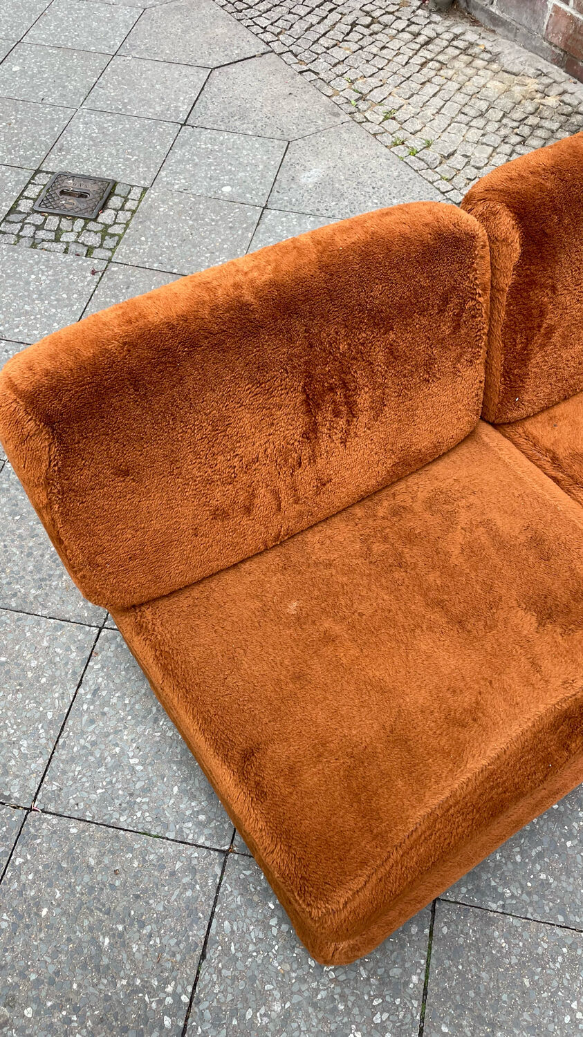 Vintage sofa from the 70s modular composed of 5 seats