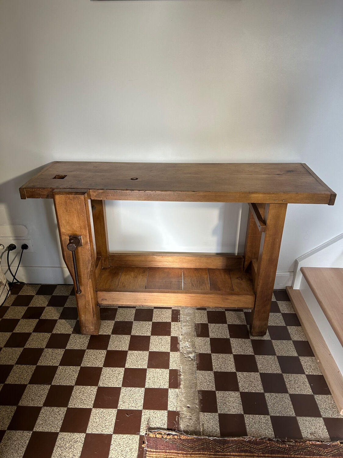 Vintage beech table