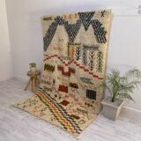 Handmade wool Berber rug 250 X 150 CM