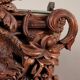 Jardinière ancienne néo-baroque en noyer, Suisse '800