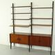 Teak Modular Wall System by Louis van Teeffelen for WéBé, 1955