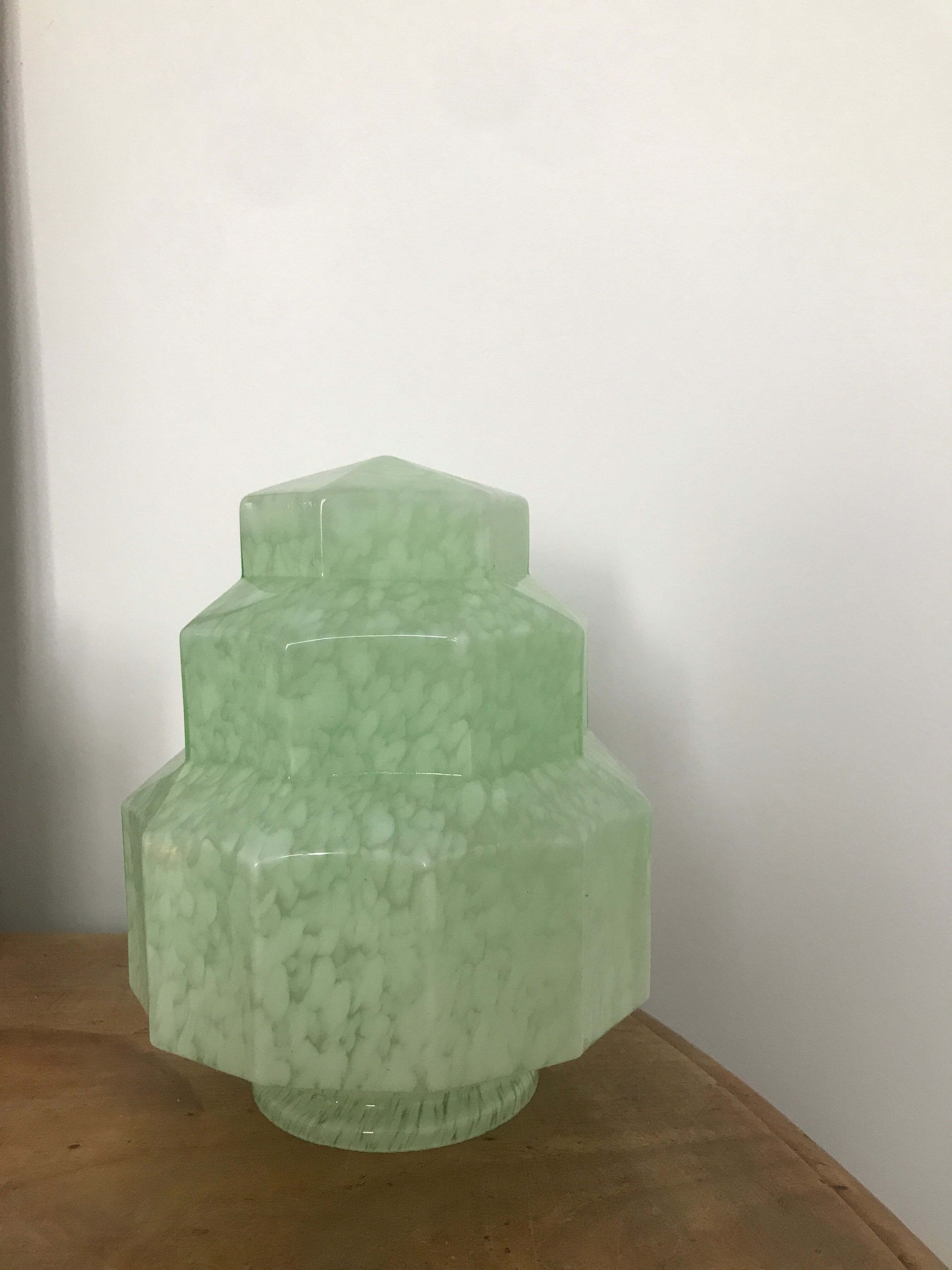 Speckled glass globe