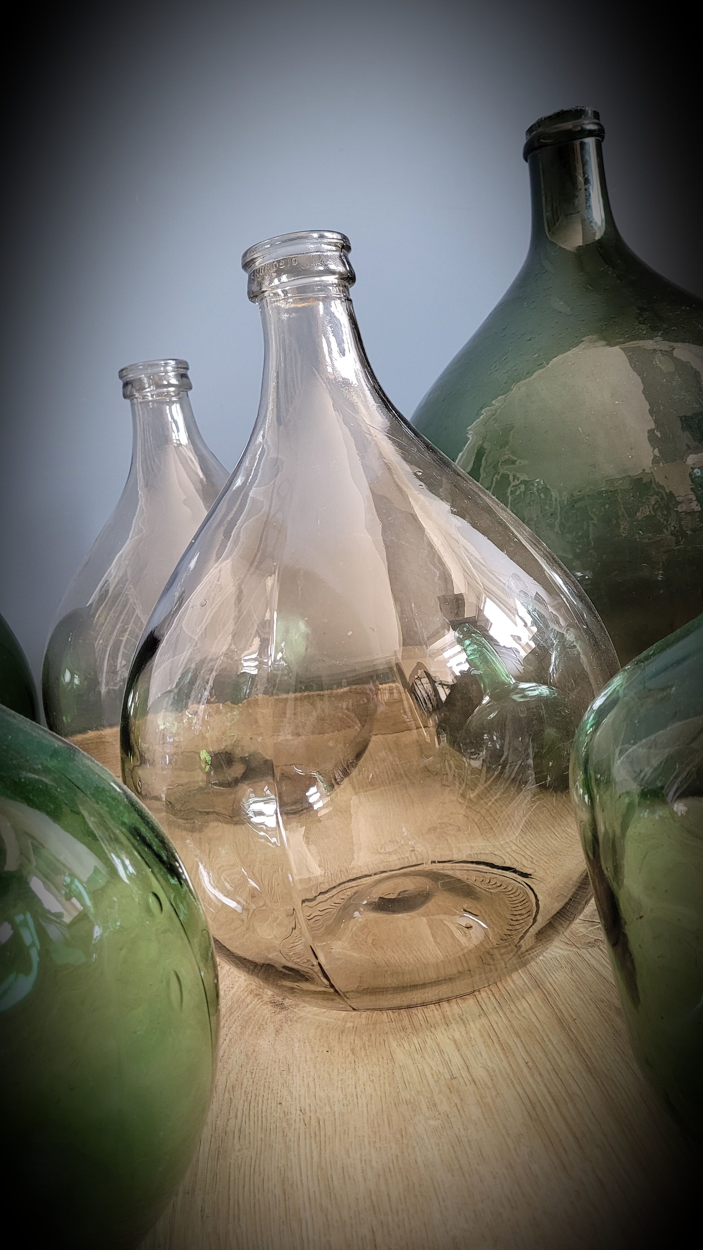 Demijohn 10l bluish