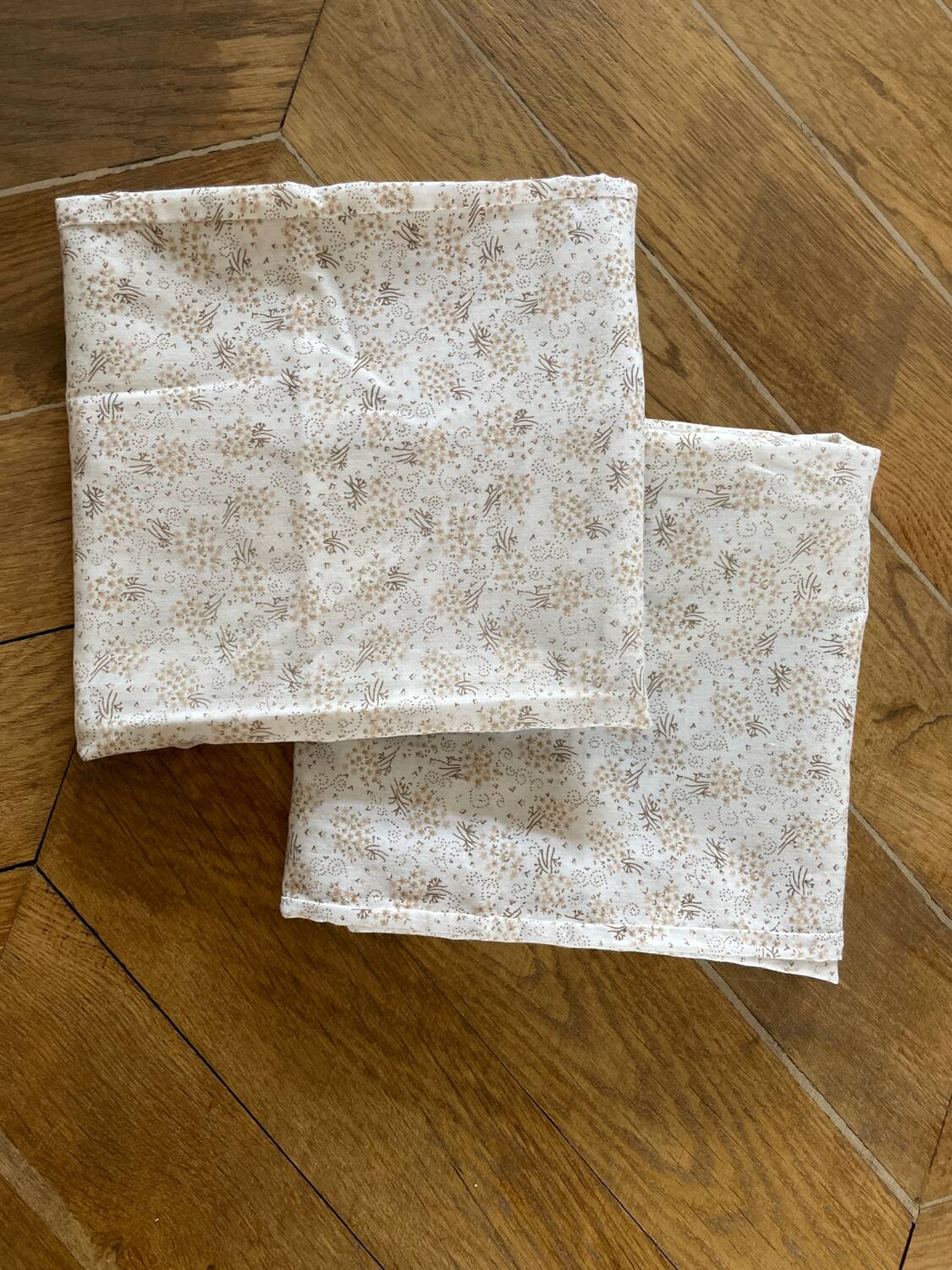 Two Hydrangea pillowcases