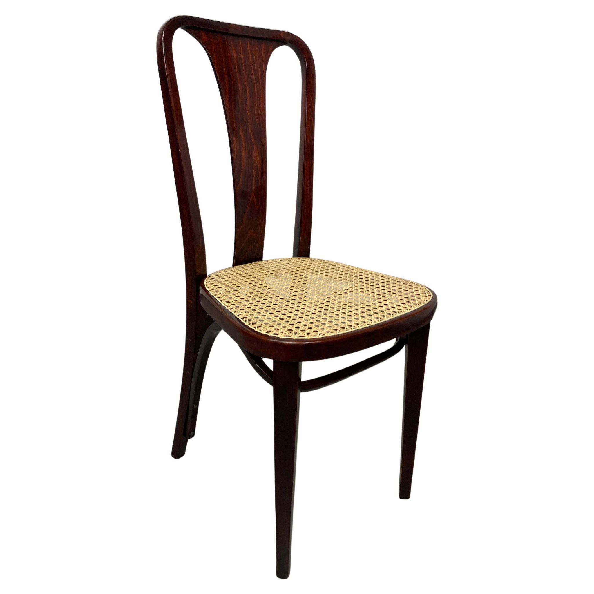 Chaise de salle à manger Sécession attribuée à Otto Prutscher pour Thonet
