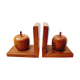 Greenhouse books "Apples" carved wood