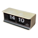 Vintage clock with flip flap junghans