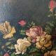 Large oil painting on canvas - Vase with flowers - Still life - Ita