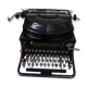 Typewriter, Typewriter Silenta Continental, made in Germany in 1937, Art Deco