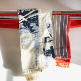 Orange towel rack by Syla from the 70s