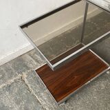 Rare open ended drinks trolley / bar cart by Howard Miller for MDA