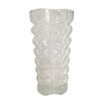 Luminarc France transparent glass vase