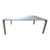 Table extensible Thin-K verre dépoli blanc