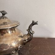 Antique Silver-Plated Victorian Teapot