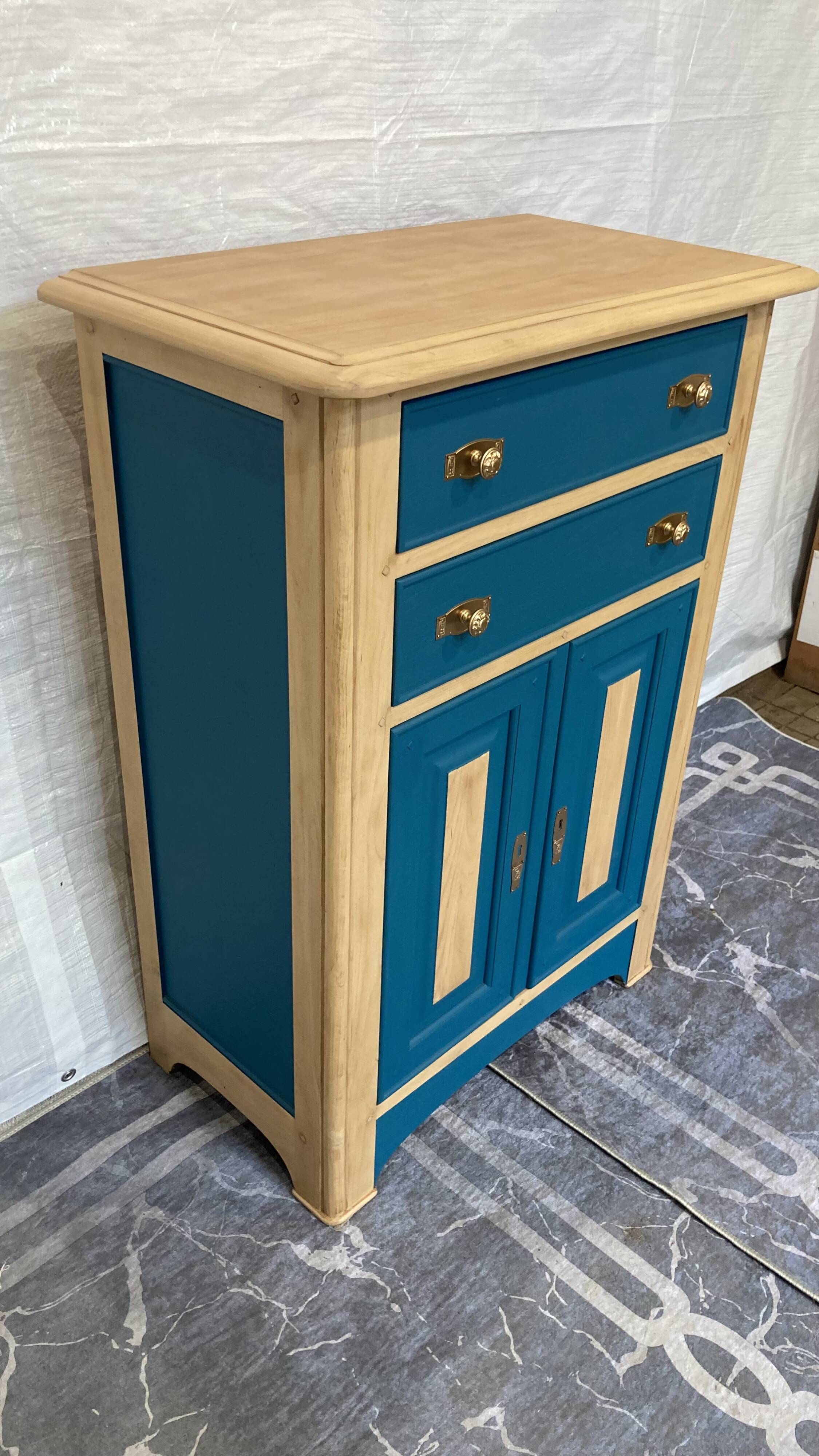 Refurbished wooden sideboard or entrance cabinet