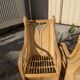 Pair of rattan armchairs