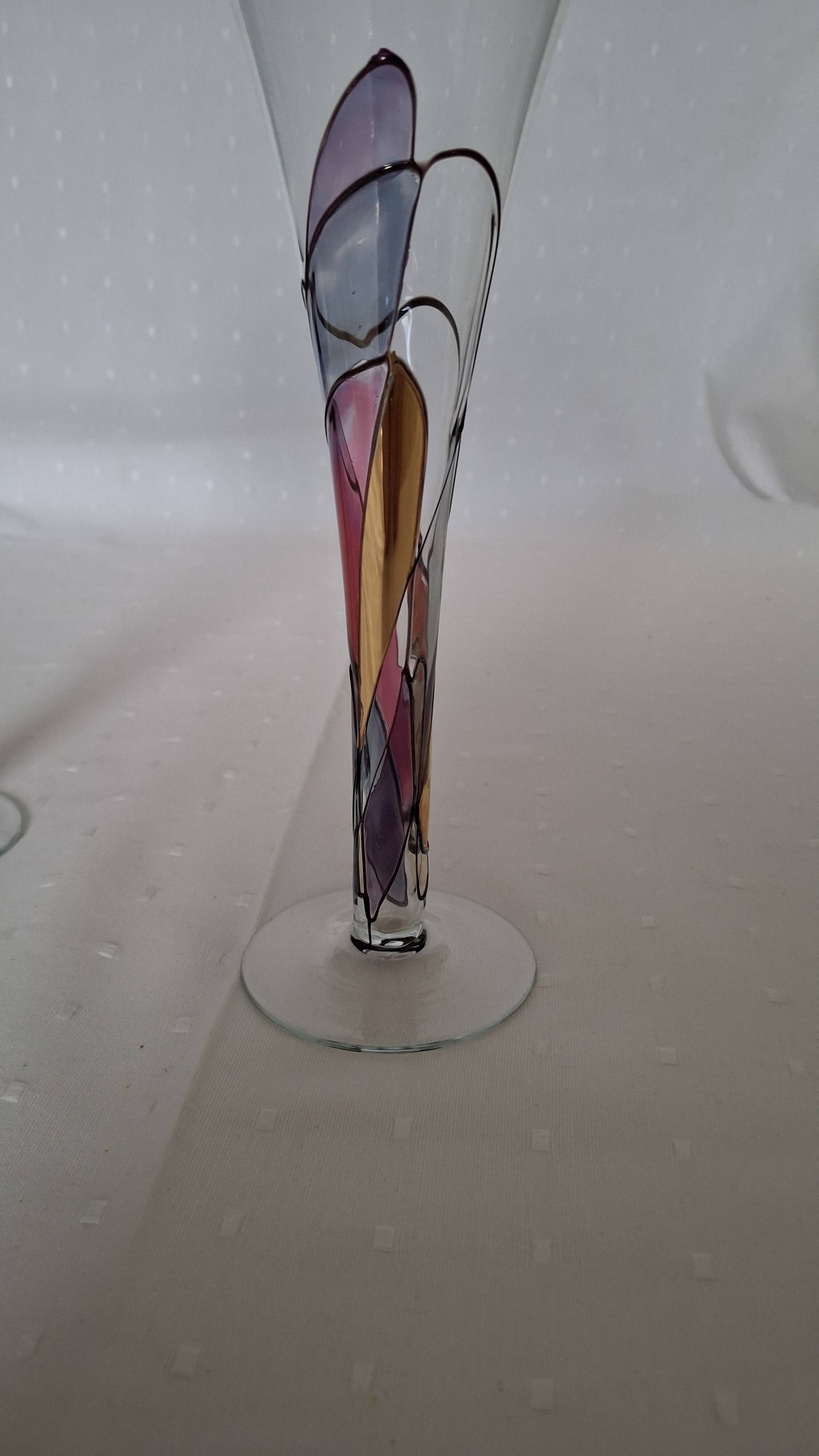 Vases  cristal soliflore