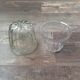 Duo of 2 old jam jars