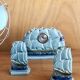 Sailing vases / old fireplace decoration