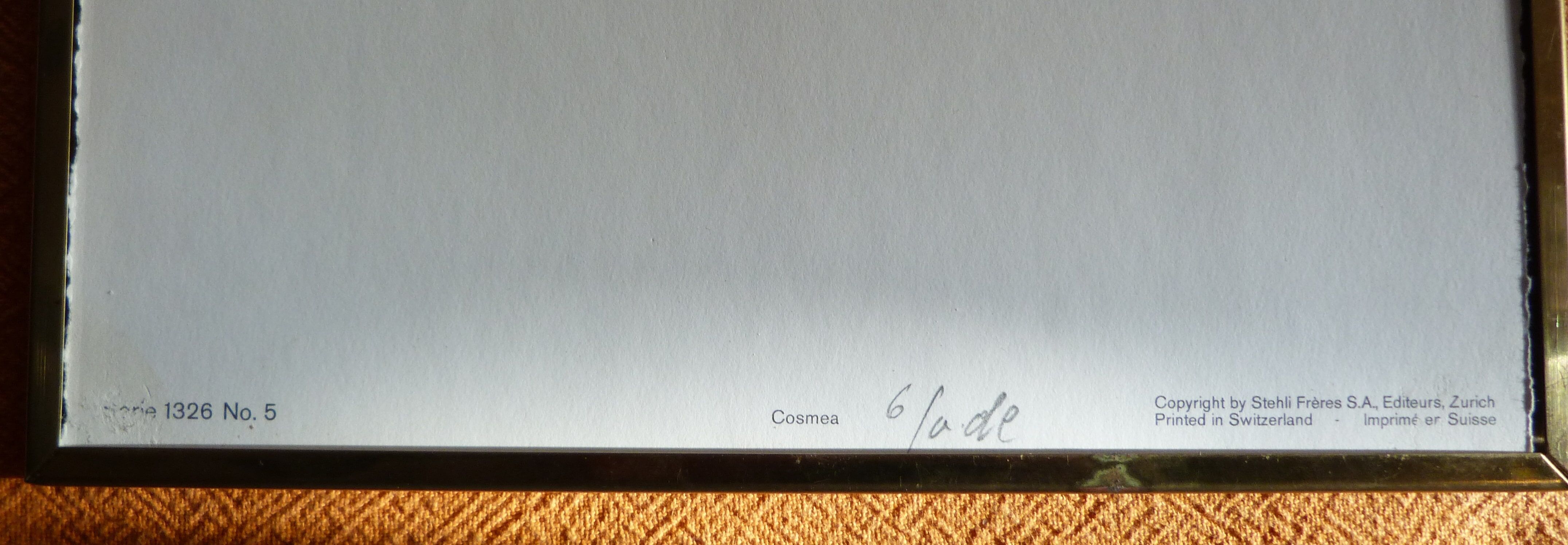 Pair of floral lithographs