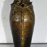Enamelled Ceramic Vase, signed "Korina", Art Nouveau – 1900