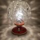 Lampe globe orange, space âge, Allemagne, 1960-70