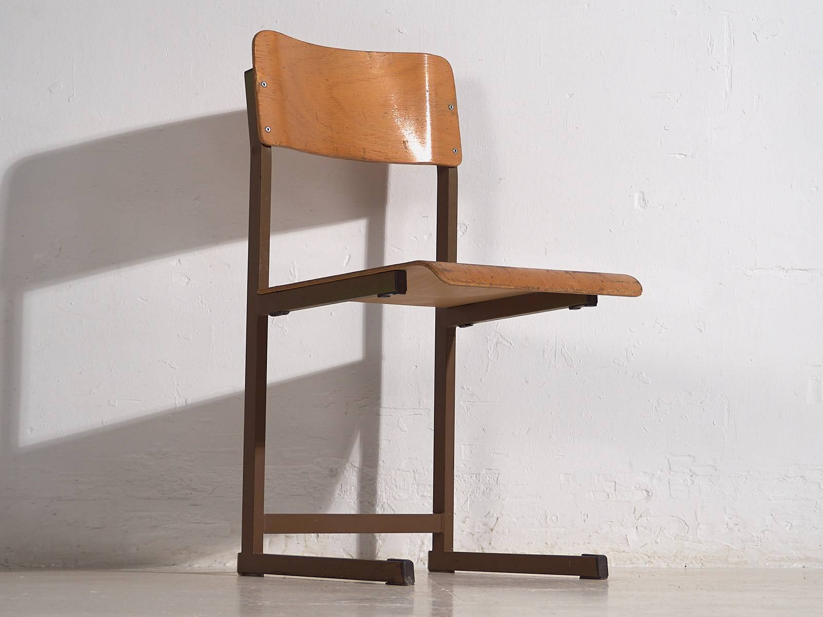 Vintage chaise longues (circa 1950). Set of 4 pieces