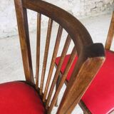 Pair of bistro chairs model # 153 by Baumann, circa 50/60