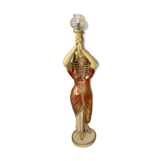 Red Egyptian statue flashlight