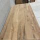 Solid wood table with beautiful natural grains.