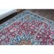 1970s Vintage Persian Handmade Wool Cotton Light Red Area Rug 249x342
