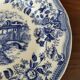 8 blue & white plates