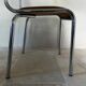 4 vintage chrome chairs