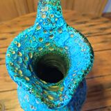 Fat lava blue jug vase large model