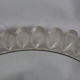 Schneider round mirror lucite vintage design