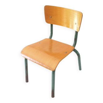 School chair blond wood