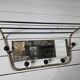 Vintage coat rack with pivoting mirror from the 60s