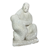 Plaster sculpture by dragoljub milosevic 1970