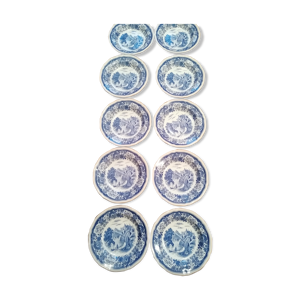 Lot de 10 assiettes creuses