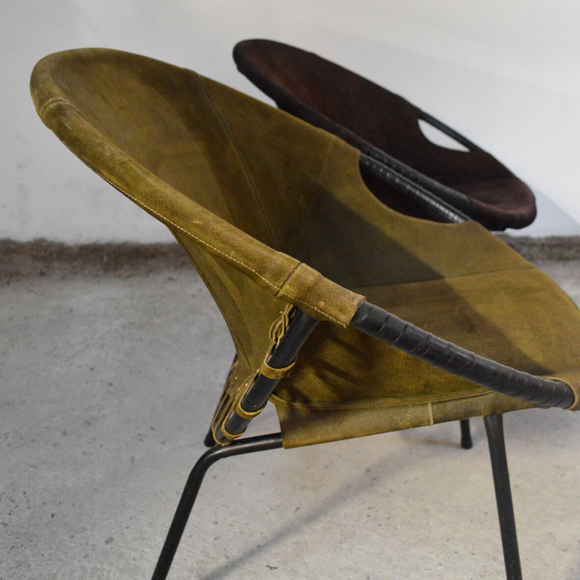 Paire de fauteuils circle chair Lusch Erzeugnis