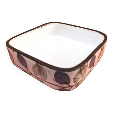 Ravier Faïence de Niderviller Manufacture France Collection " Prunes "