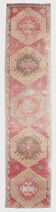 3x12 Red Tribal Turkish Runner Rug 83x370Cm SK 24645